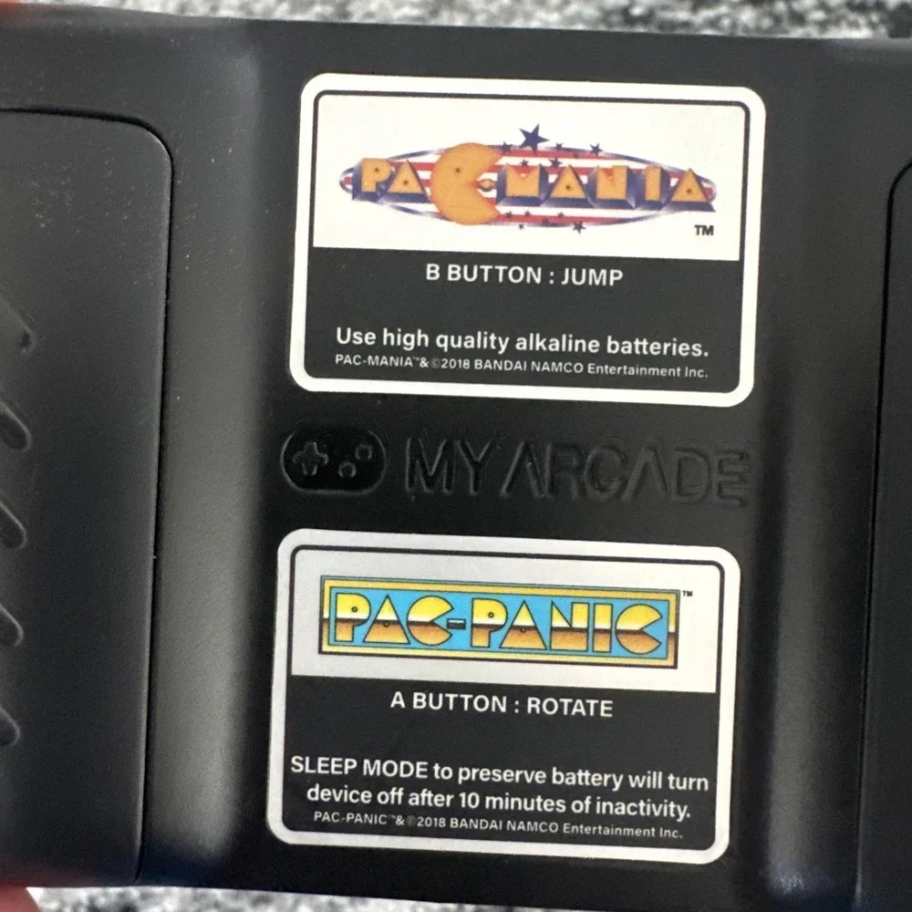 My Arcade Pac-Man‎ Pocket Player Handheld System Yellow Large Multicolor Screen